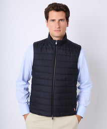 Navy Blue Padded Gilet